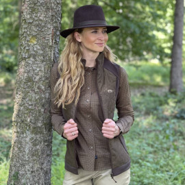 Zvýhodněný dámský set Blaser - lovecká vesta, košile a klobouk