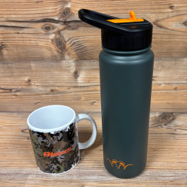 Zvýhodněný set Blaser - lahev na vodu a hrnek camo